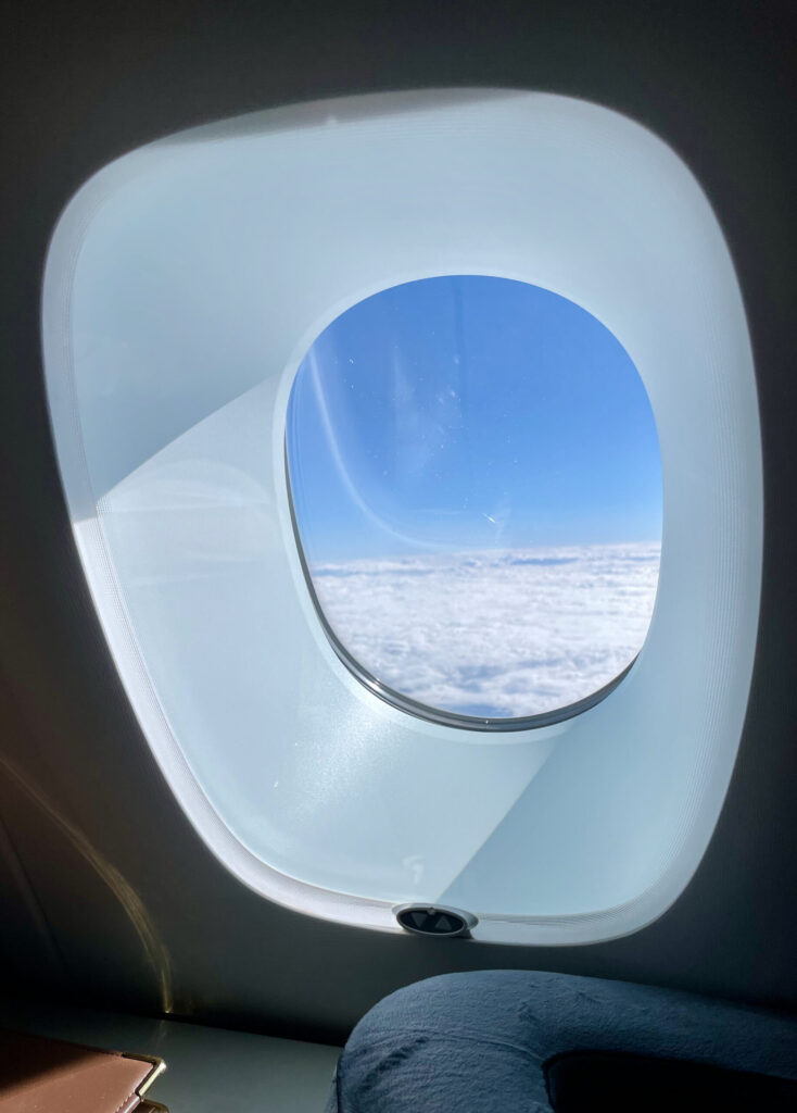 A380 Window over Spain
