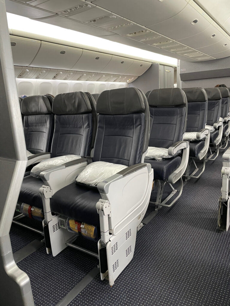 Empty Airplane seats